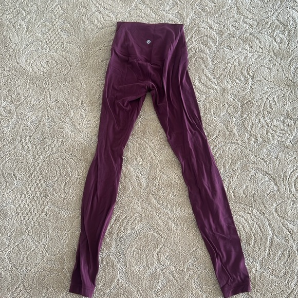Lululemon leggings - Maroon - Picture 2 of 5
